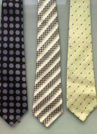 Шелковые галстуки 5шт