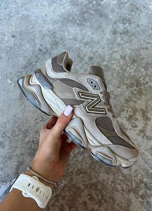 Кроссовки женские / мужские бежевые коричневые из кожи замшевые осенние весенние летние