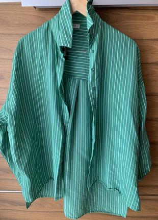 Шикарна блуза довжина 74 см 63 см ширина вільного стилю плечі 45-50 зі спуском6 фото