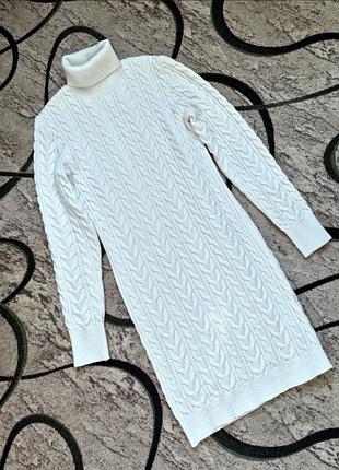 Платье гольф теплое