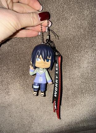 Наруто брелок naruto саске учіха силіконовий брелок