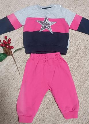 Костюмчик на девочку 6-9 месяцев