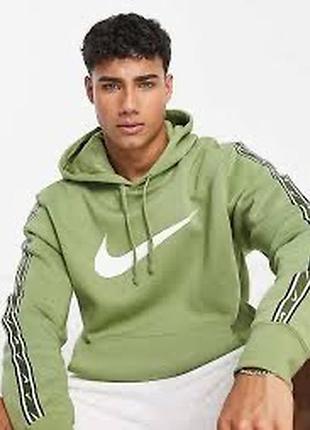 Худі nike repeat зеленого (оливкового) кольору  .