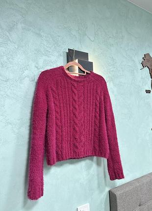 Рожевий светр зимовий