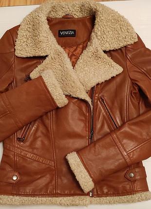 Куртка женская кожаная