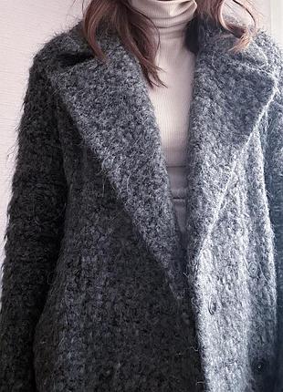 Вовняне пальто в стилі тедді з преміум складом marc o’polo ( s/m)