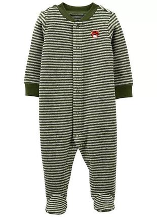 Махровый человечек комбинезон слип картерс для мальчика