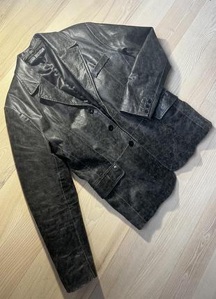 Шкіряний жакет чоловічий