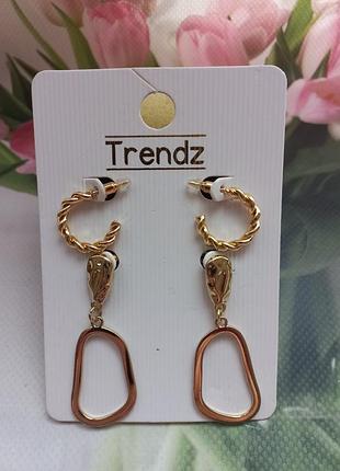 Сережки 2 пары