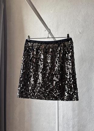 Спідниця в паєтки marc caine