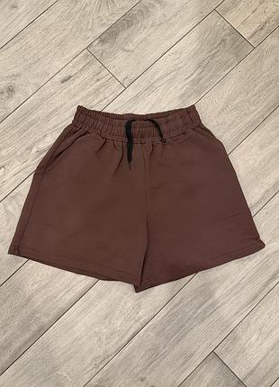 Шорти коричневі xs-m