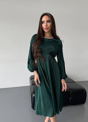 Жіноча шовкова сукня 7