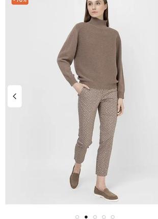 Стильные брюки итальянский бренд peserico оригинал размер м, s указан размер 42