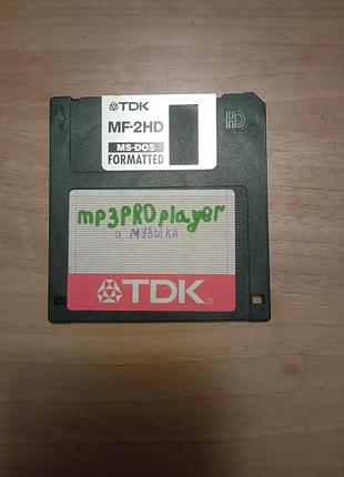 Дискета з mp3pro player + mp3 музика