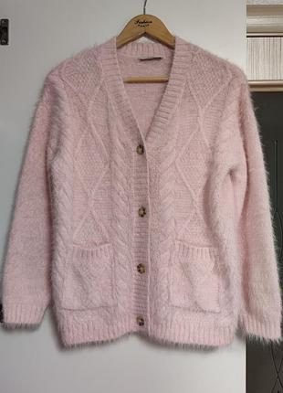 Красивый пушистый кардиган для девочки 12-13 лет 🩷🩷