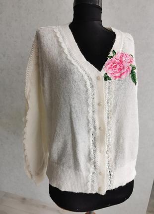 Кофта женская с розой