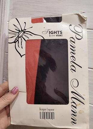 Двухцветные колготки  one size 40 ден