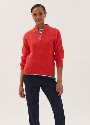 Светр джемпер marks & spencer із напівзастібкою-блискавкою