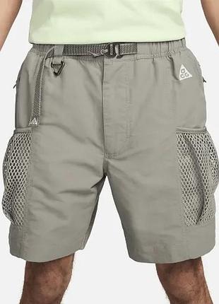 Шорти nike acg snowgrass shorts dark stucco green