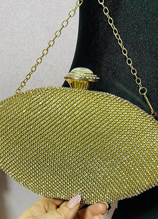 Сумка клатч в камінчиках 5