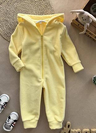 Ромпер флис желтый