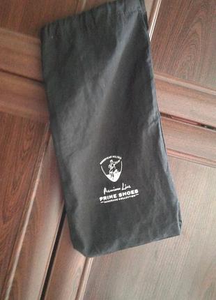 Чорний мішок, чохол, пильовик для взуття prime shoes