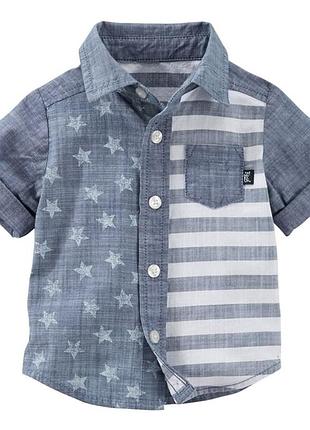 Сорочка літня для хлопчика oshkosh розмір  9 місяців