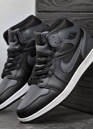 Кросівки зимові nike jordan 1 retro хутро