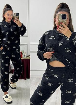 Піжама домашній костюм махра