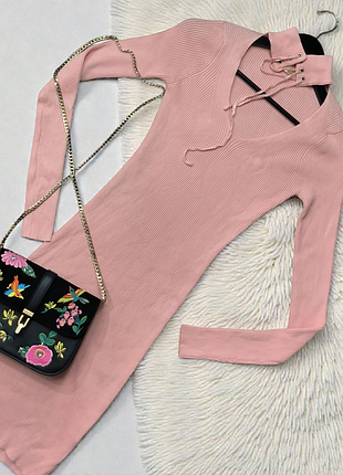 В'язана сукня сукня з чокером базова сукня вязаное платье тепла сукня