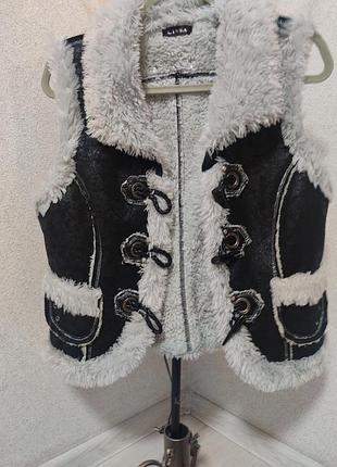 Меховый жилет lissa размер м