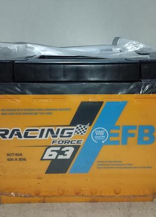 Forse аккумулятор efb 63ah-12v 620a r (правый+ евро)