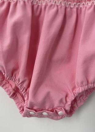 Рожевий боді для дівчинки 8