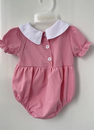 Рожевий боді для дівчинки 10