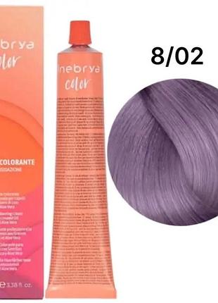 Крем-фарба inebrya сolor 8/02 з вмiстом амiаку, 100 мл