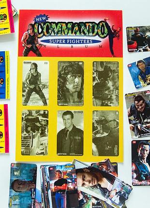Коллекция наклеек commando версия #1 и версия #2