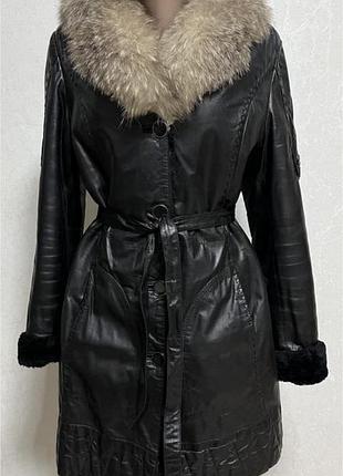 Натуральна дуже тепла дублянка s-m 42-44р