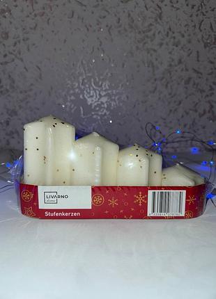 Набор восковых свечей "звездочки"