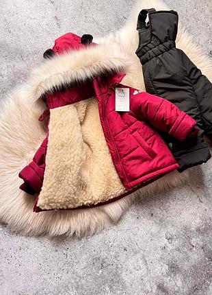 Зимний комбинезон на девочку