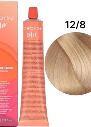 Крем-фарба inebrya сolor 12/8 з вмiстом амiаку, 100 мл
