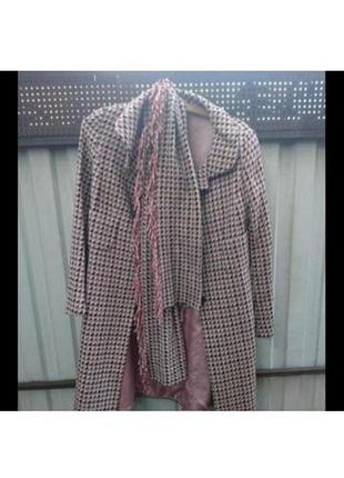 Пальто миди с шарфом бренд hobbs.p.xs/s