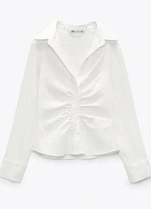 Вкорочена блуза zara