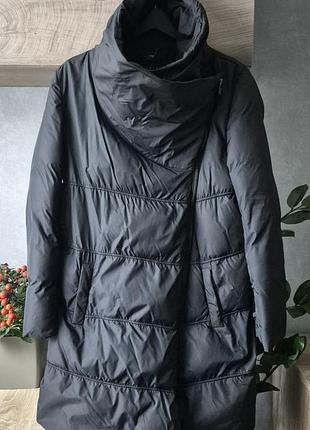 Зимний пуховик удлиненный, куртка одеяло.