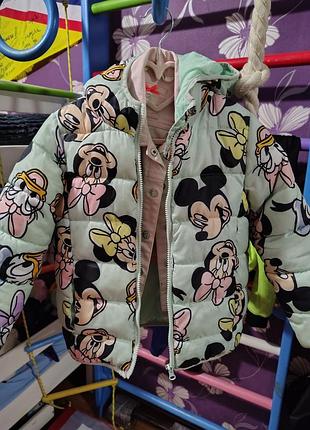Куртка осінь весна на дівчинку міккі