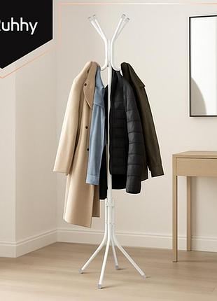 Вешалка для одежды напольная белая ruhhy 170 см
