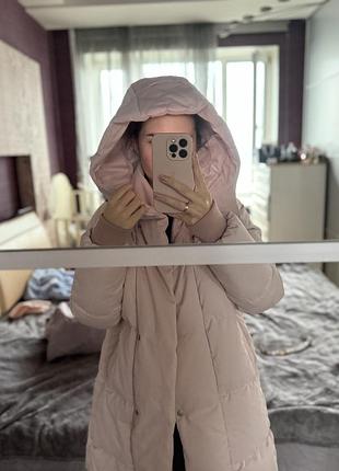 Теплий пуховик zara