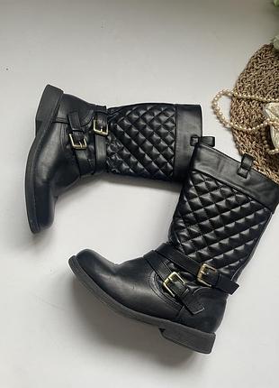 Чоботи високі дівчинка  34 р