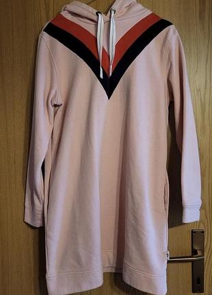 Світло рожевий світшот сукня