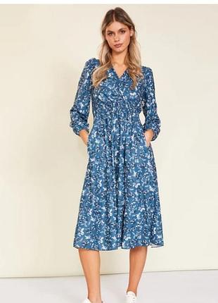 Платье миди с длинным рукавом. louche