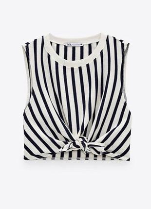Хлопковый топ zara